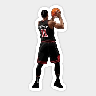 DeMar DeRozan Vector Back Sticker